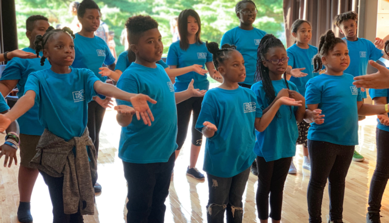 Boston Children's Chorus singing