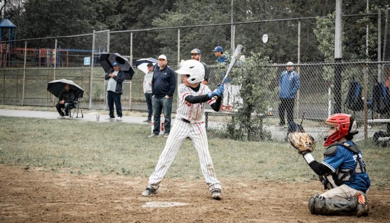 Little League baseball player