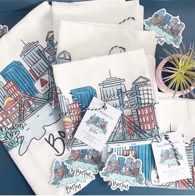 Anna Whitham Tea Towel