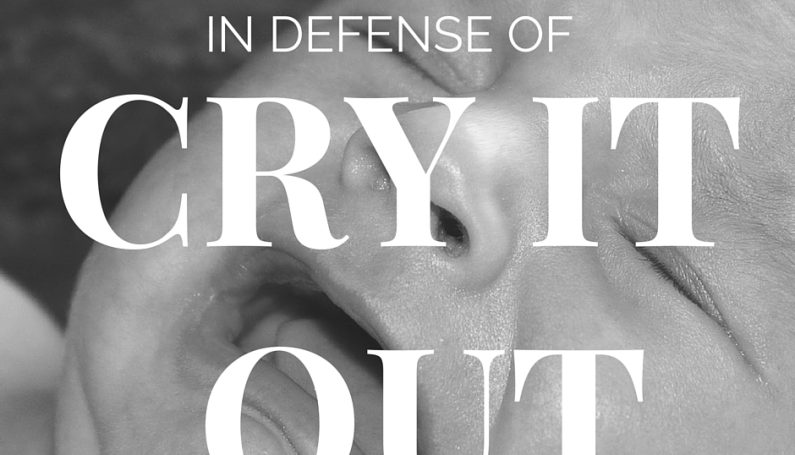 In Defense of Cry It Out - Boston Moms Blog