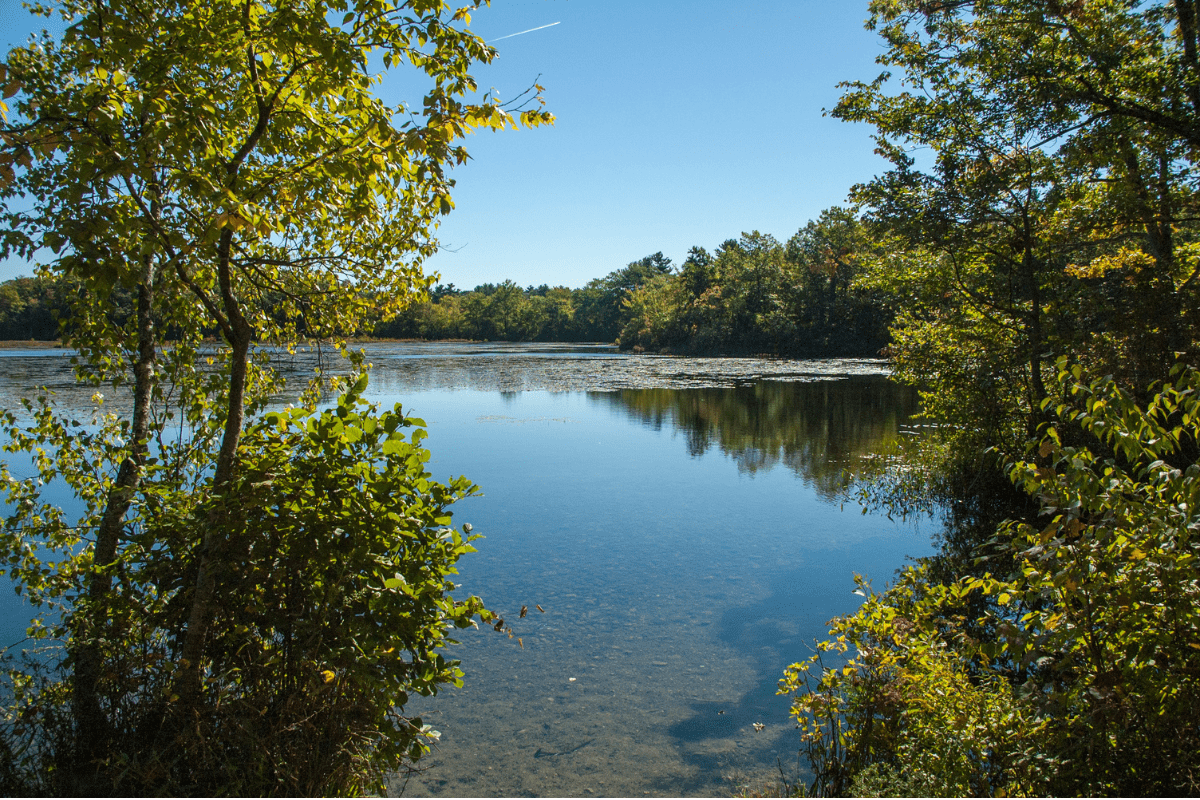 Borderland State Park hikes for families near Boston