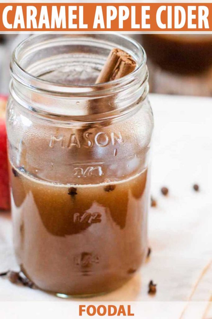 Caramel Apple Cider Mocktail