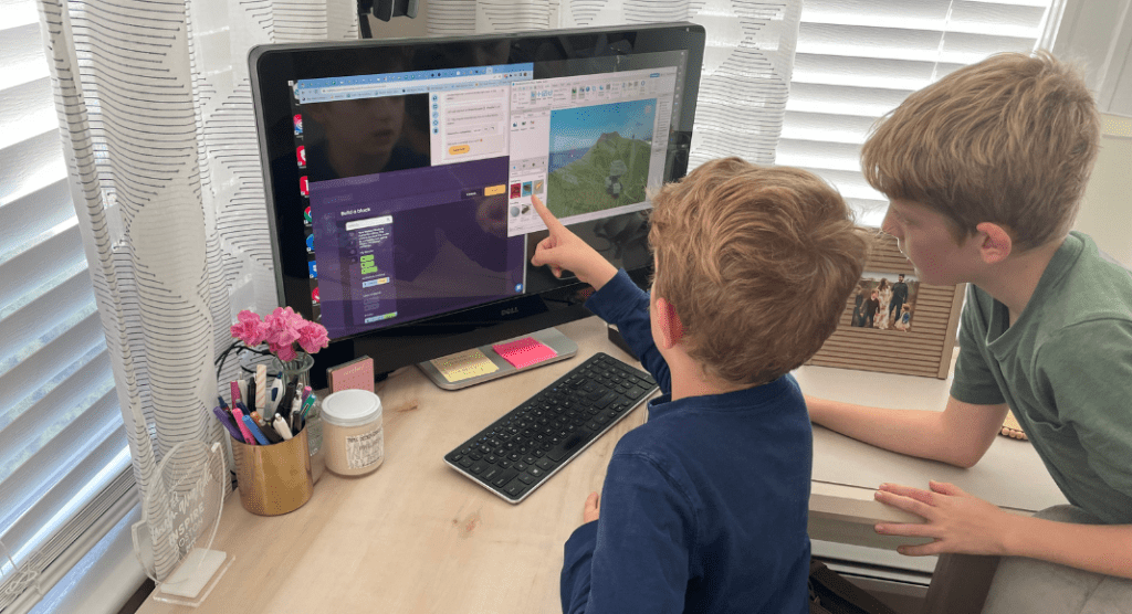 Boys coding