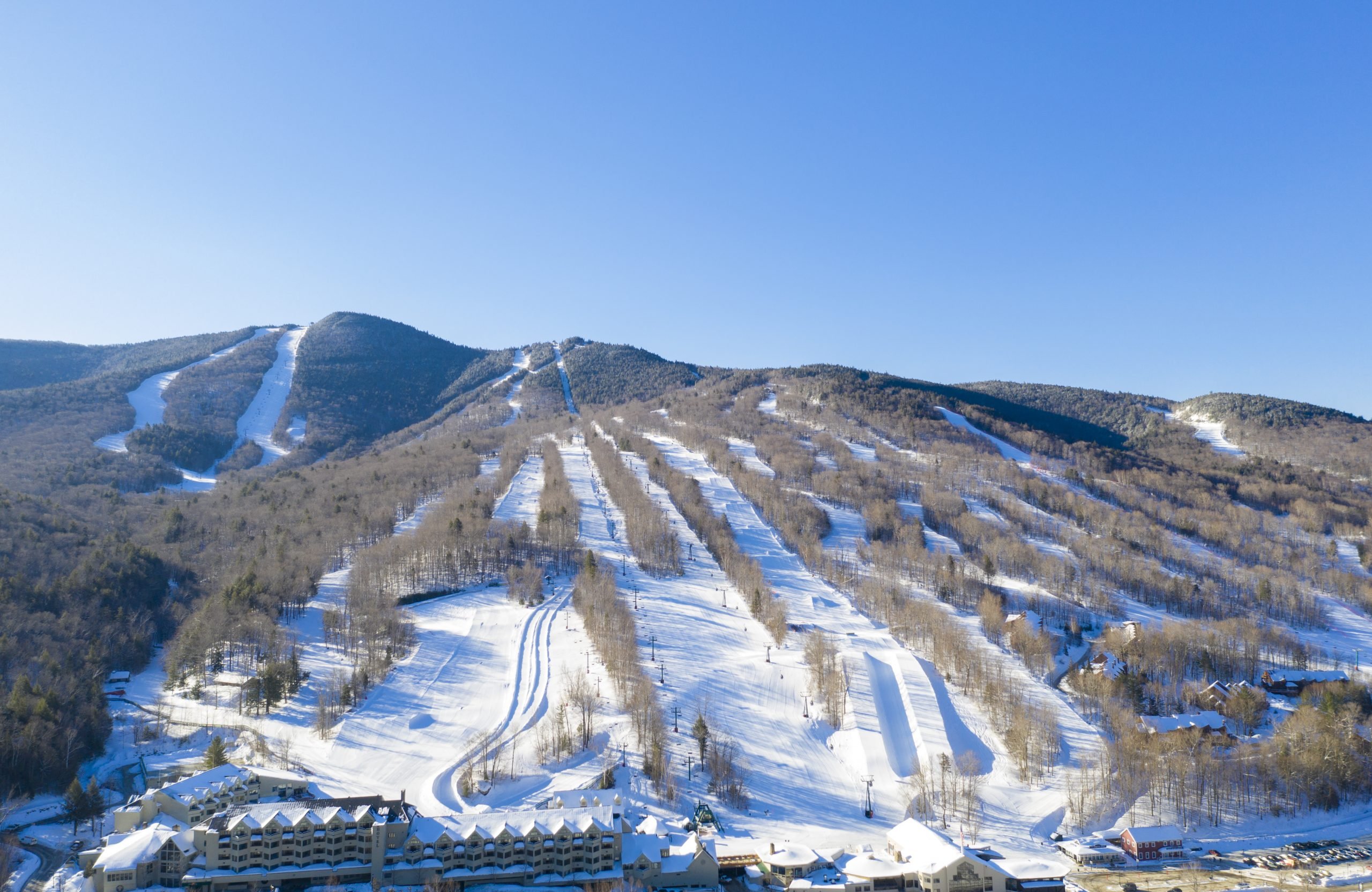 Loon Mountain in Woodstock, NH (go where there's snow in New England)