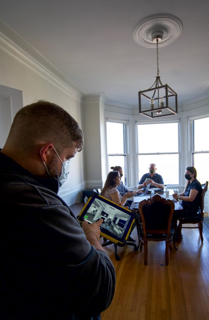 NEDC design meeting with clients