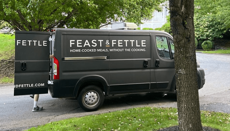 Feast & Fettle delivery van