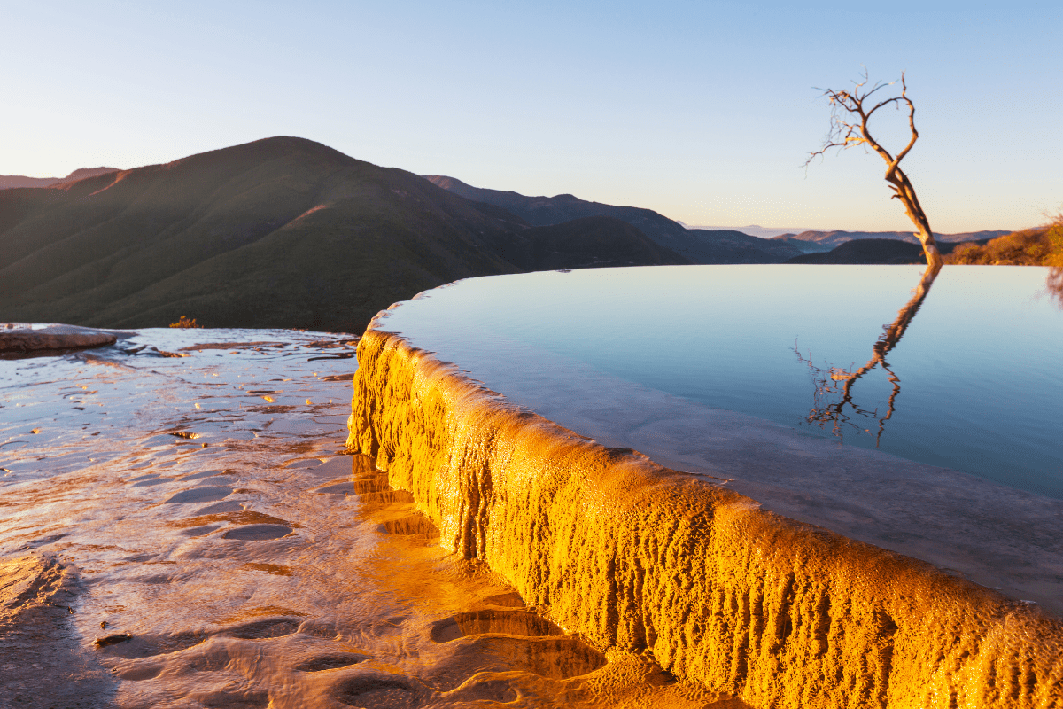 Hierve el Agua in Oaxaca, Mexico