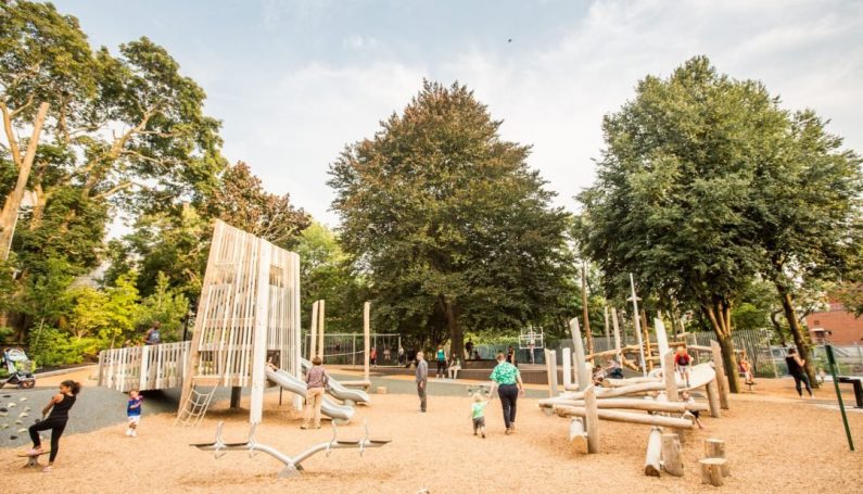 Hoyt-Sullivan playground Somerville (Boston destination playgrounds)