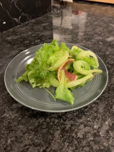 Plate of salad