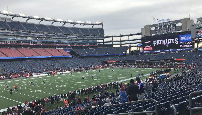 Gillette Stadium during a New England Patriots Game - NFL Game - Boston Moms Blog