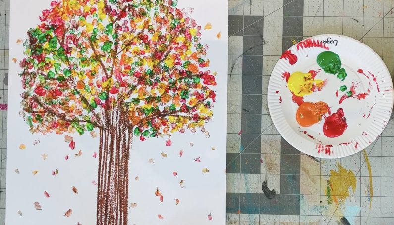 autumn tree art projects