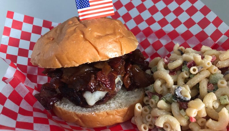 burgers with bacon onion jam - Boston Moms