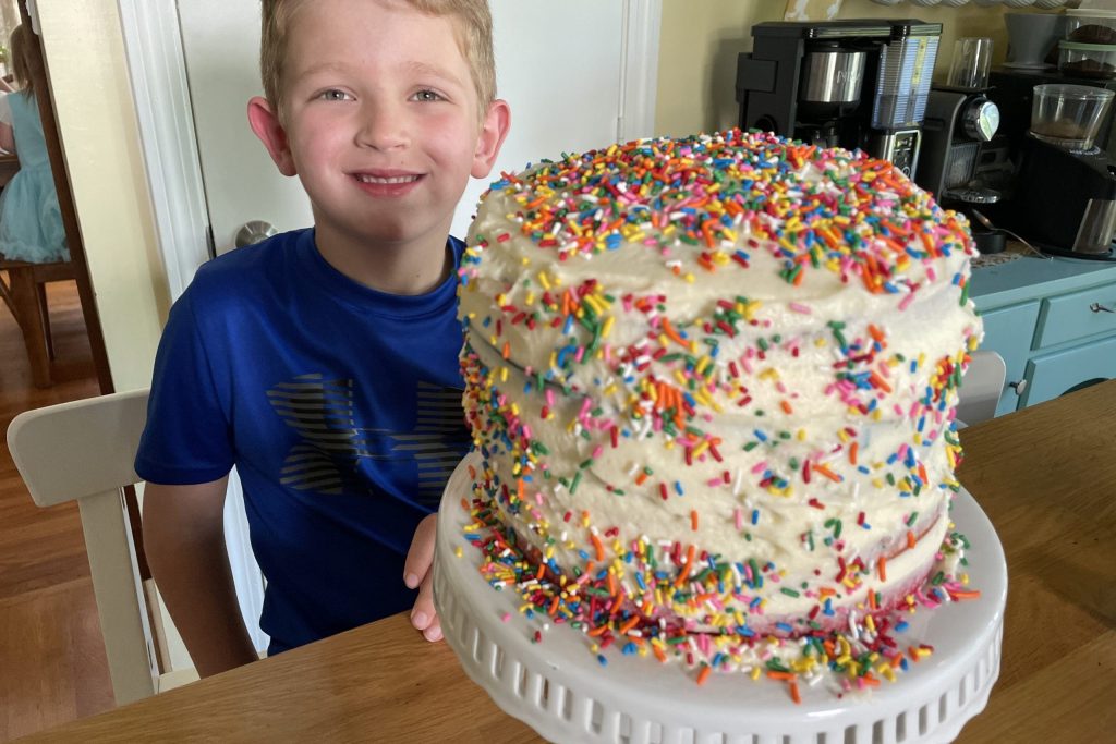 pride rainbow cake - Boston Moms