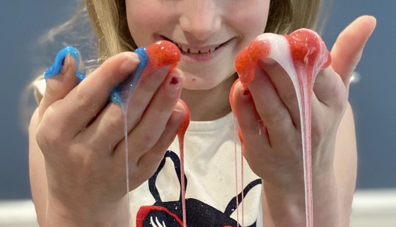 Fourth of July slime - Boston Moms