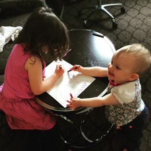 bella and clara playing