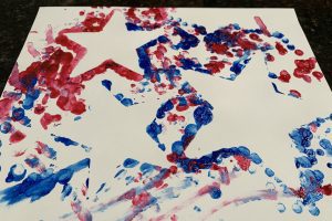 Fourth of July thumbprint craft - Boston Moms