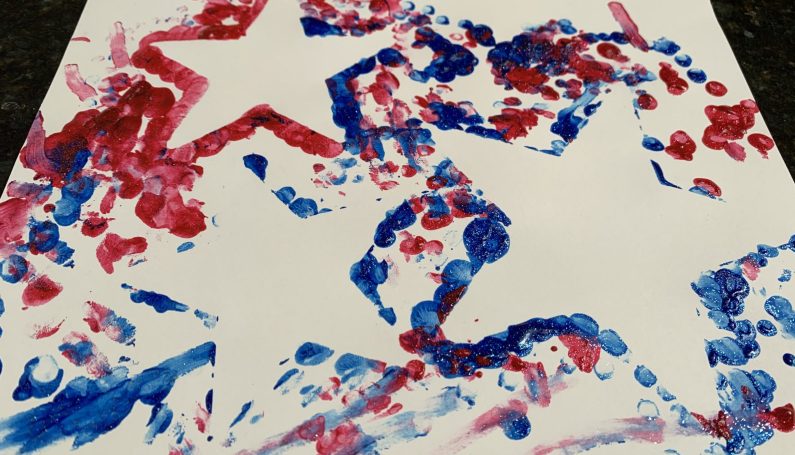 Fourth of July thumbprint craft - Boston Moms