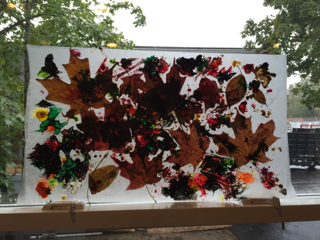 autumn leaf art