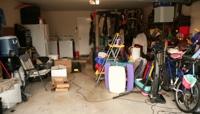 Unused stuff in garage