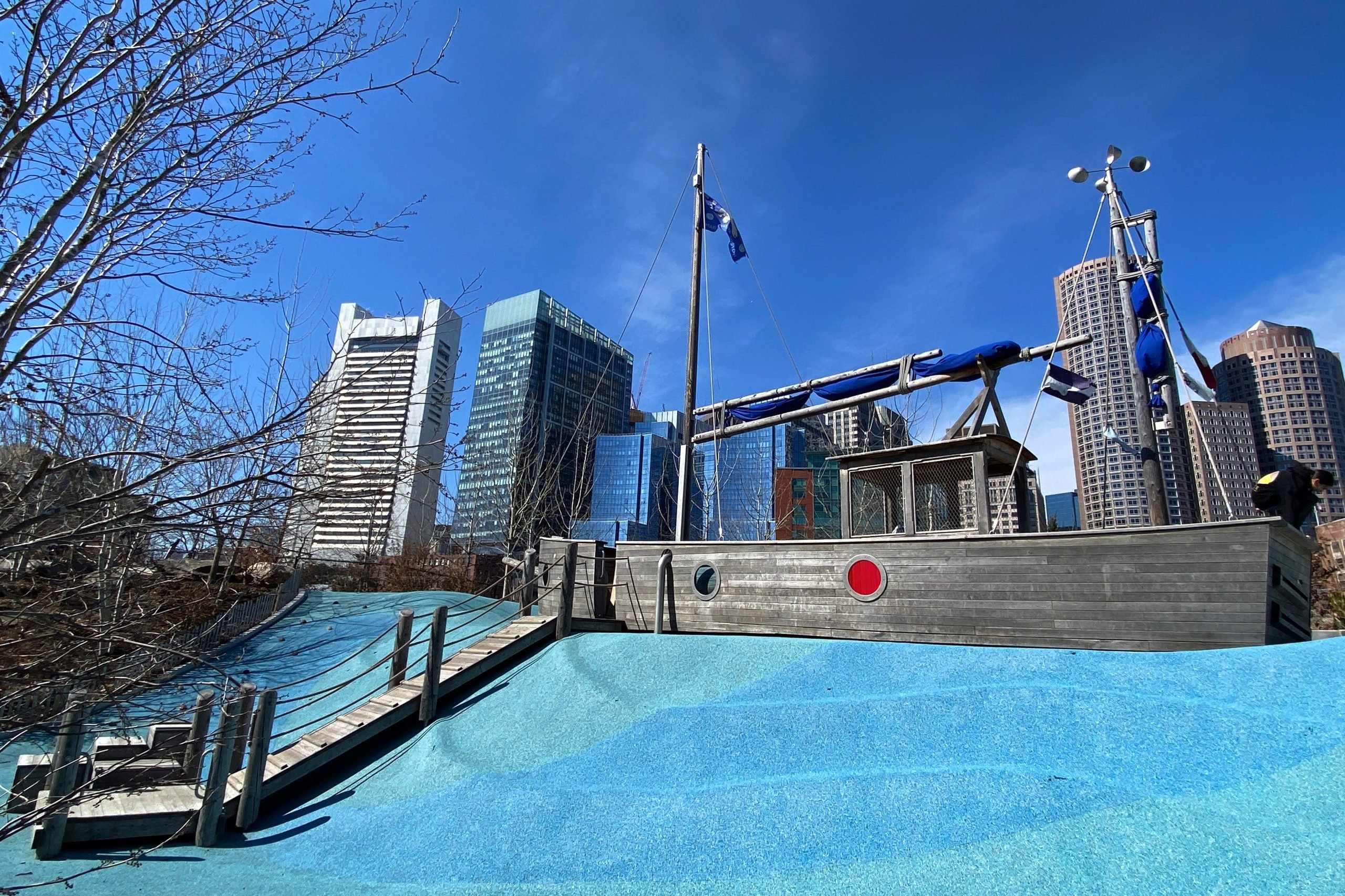 Martin's Park in Boston, destination playgrounds