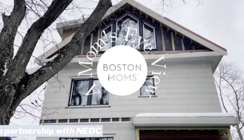 house being remodeled in Somerville, Massachusetts