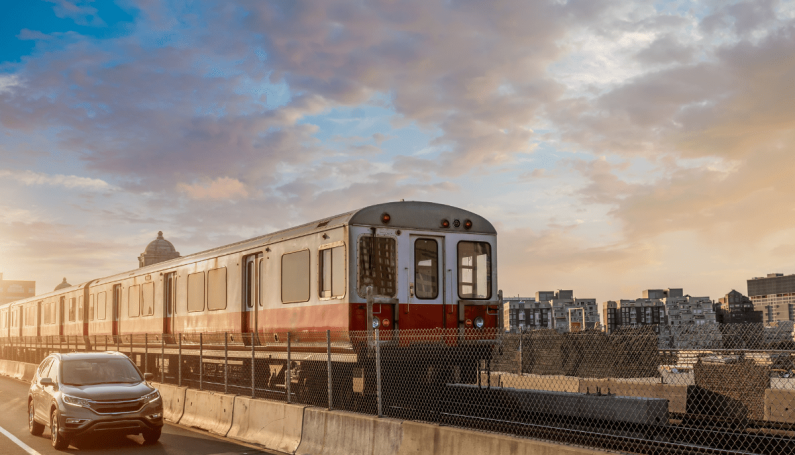 riding the MBTA with kids