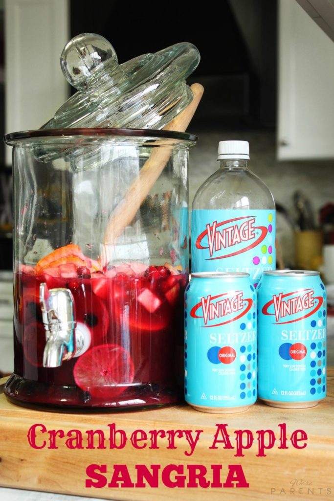 Cranberry Apple Sangria Mocktail