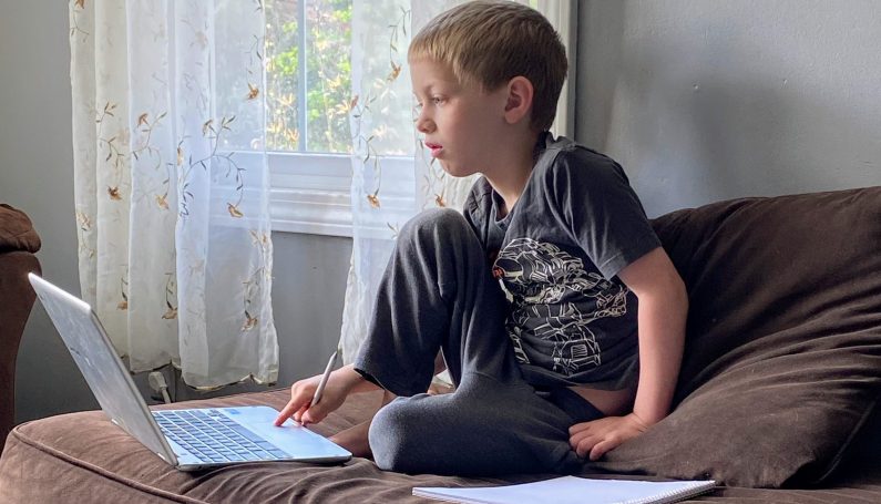 Zoom call kids - Boston Moms