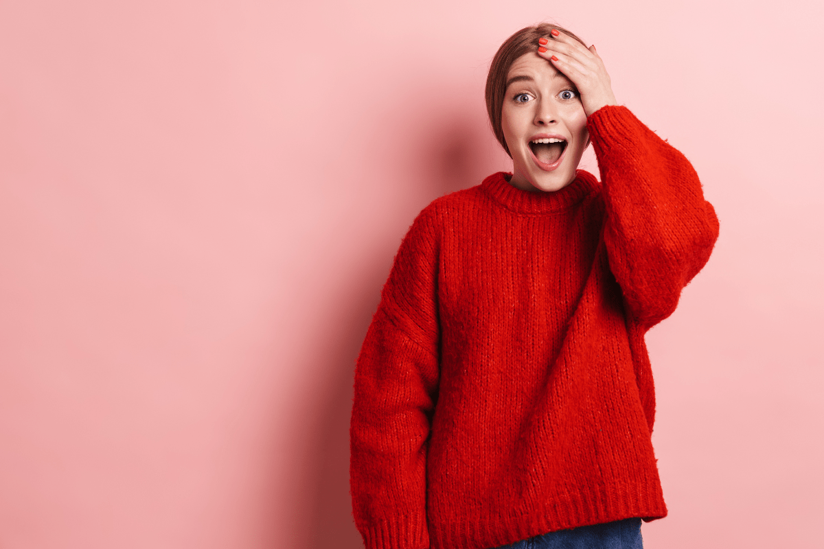 surprised woman (awkward parenting and pregnancy questions)