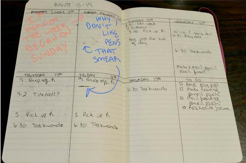 bullet journal - Boston Moms Blog