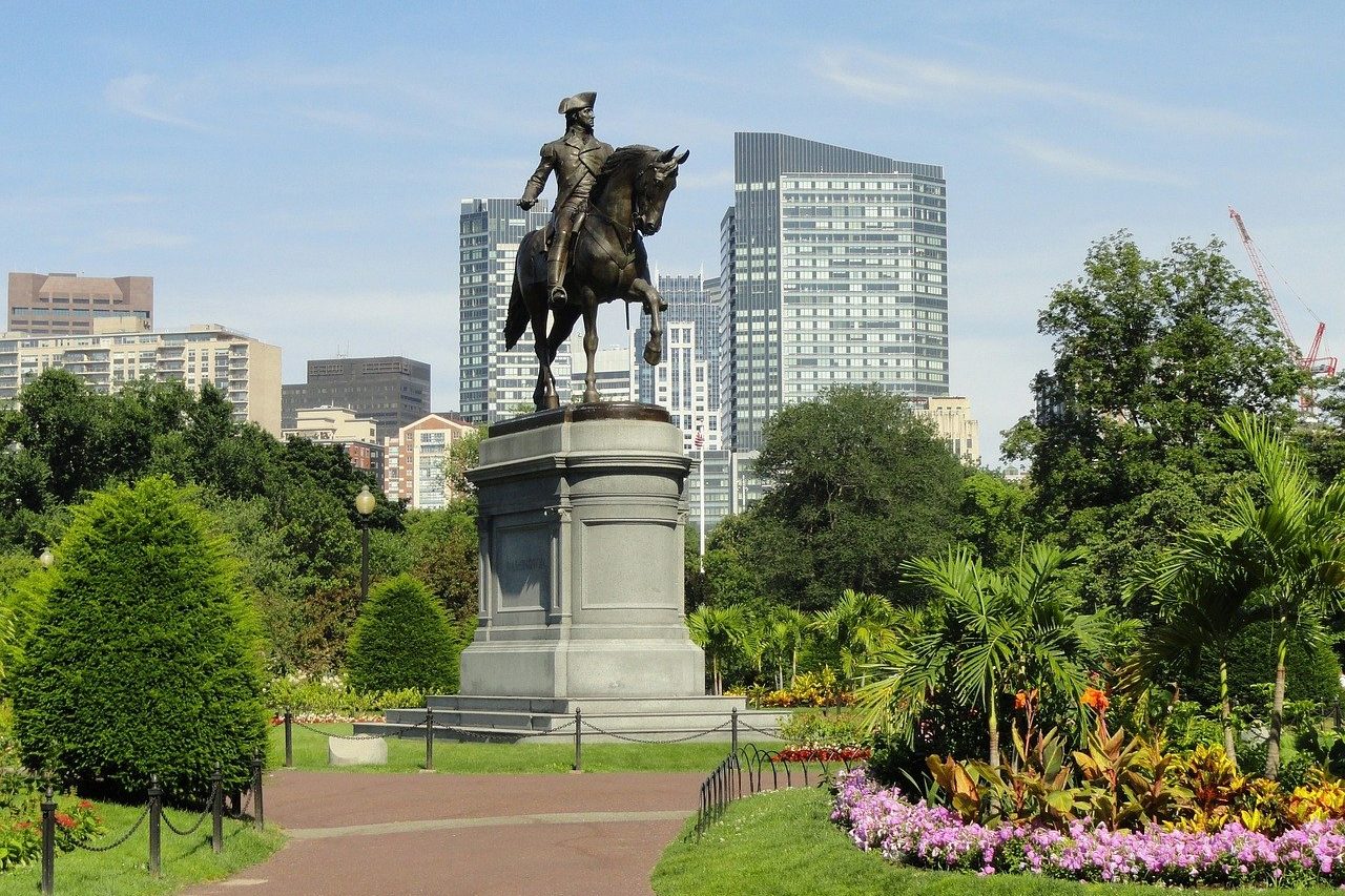 Paul Revere statue at Boston Public Garden
