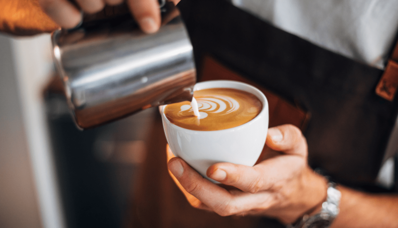 latte art (coffee shops in Boston)