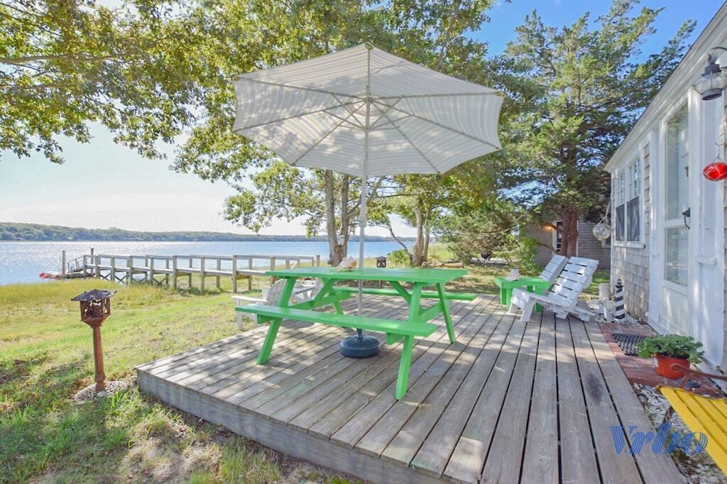Cape Cod cottage dock