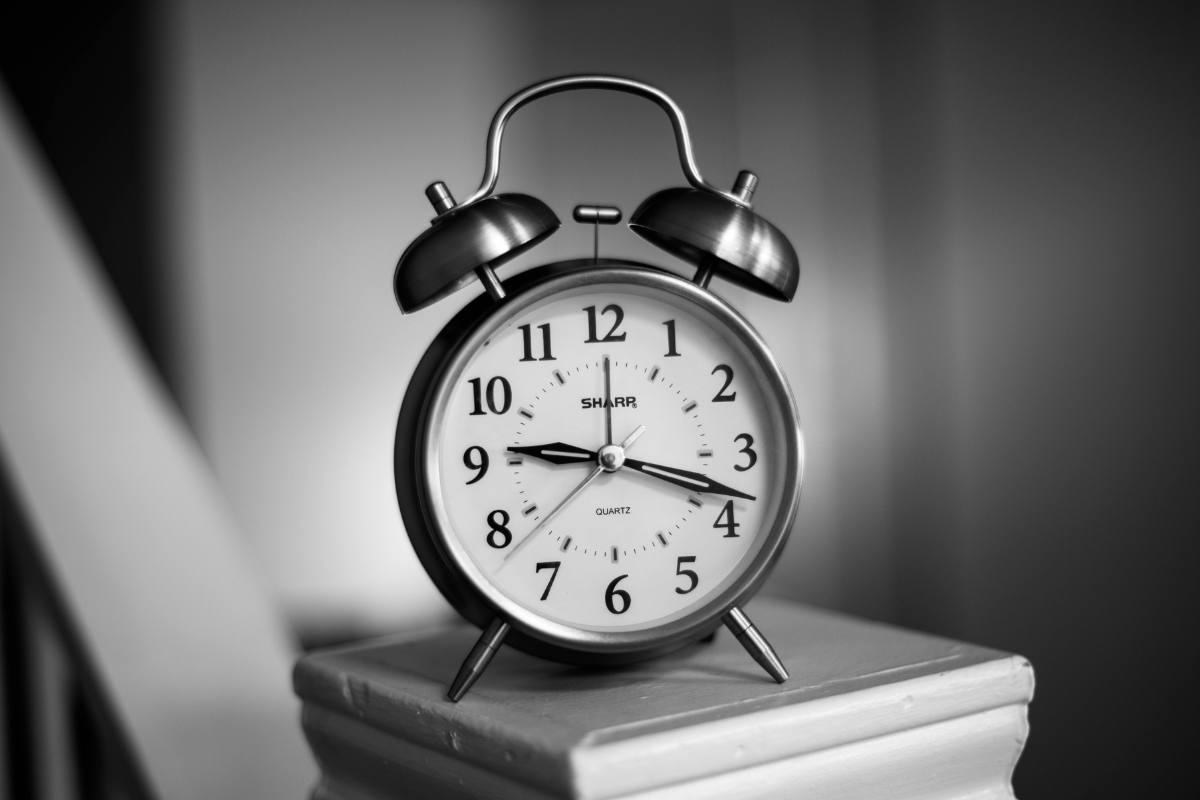 alarm clock to show getting kids ready in the morning