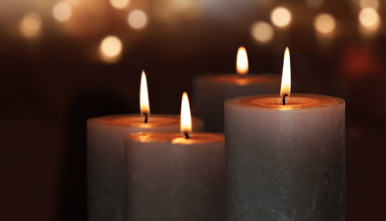 candles (grief during holidays)