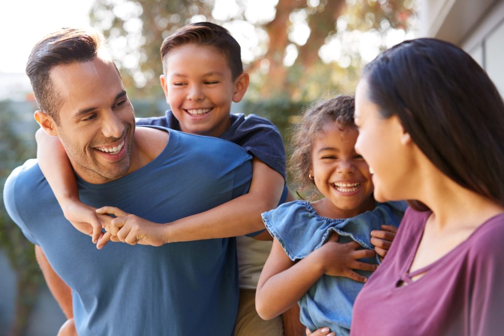 young family