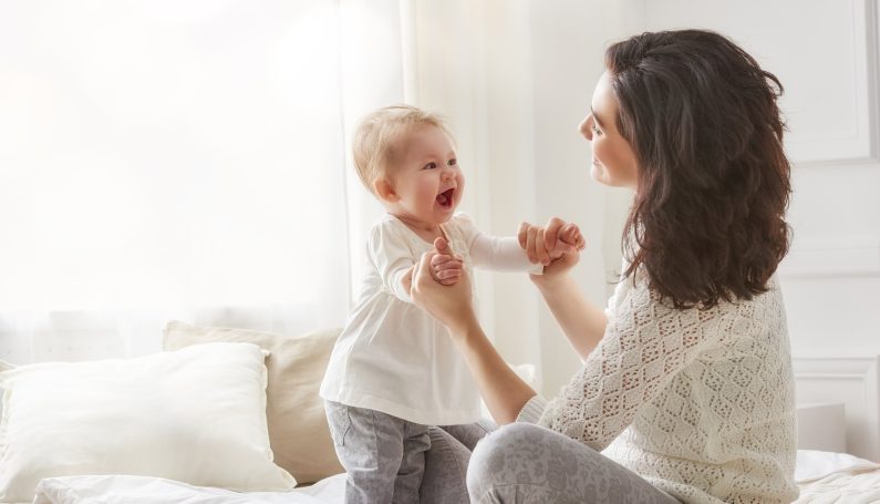 mother playing with baby (journey to parenthood, single mother by choice)