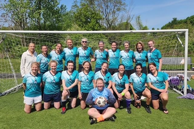 soccer moms — Boston moms who play soccer in adult soccer leagues in Boston