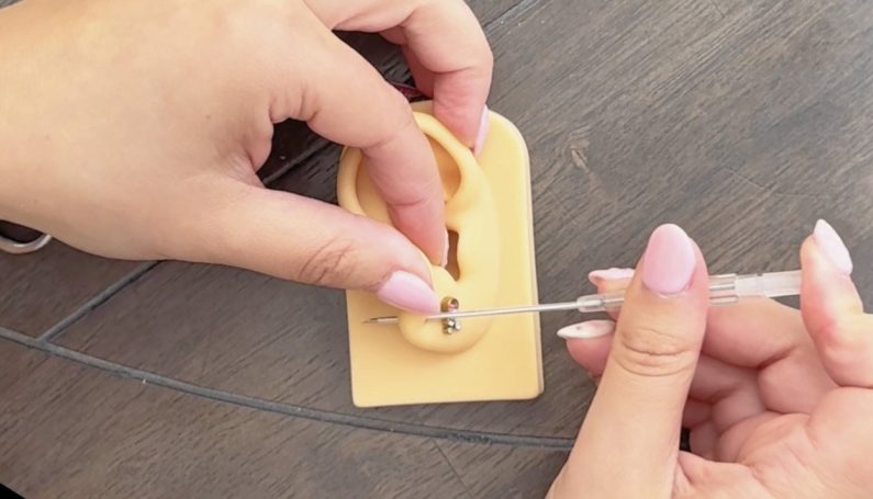 ear piercing
