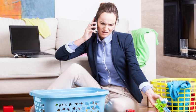 overwhelmed mom