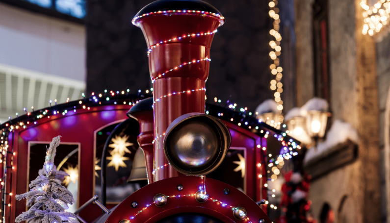 Polar Express and holiday trains in Boston