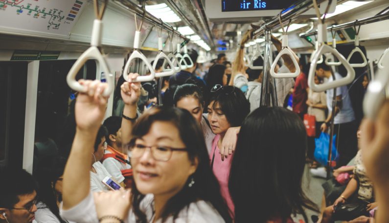 women on subway