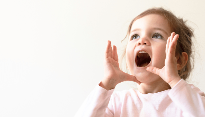 two year old shouting (terrible twos)