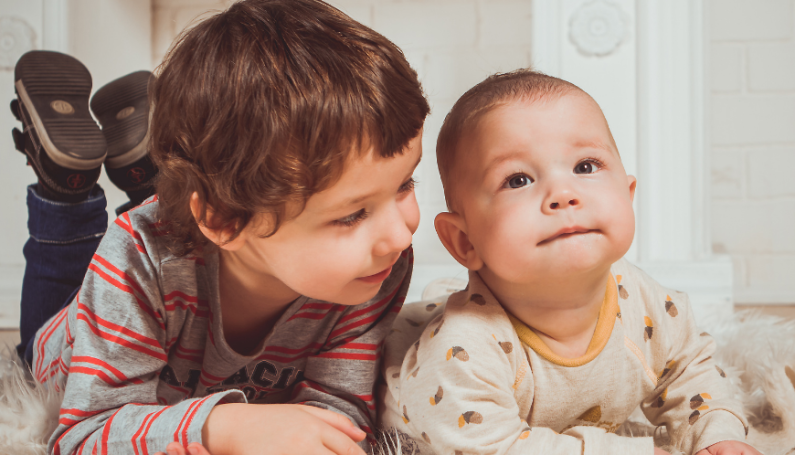 loving first child and second child