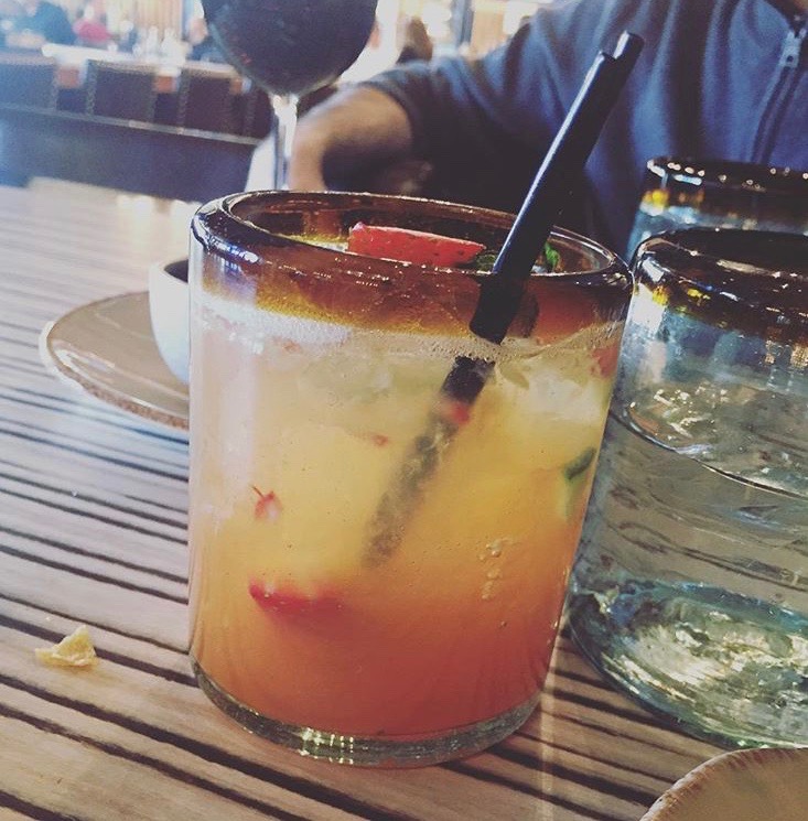 Non-alcoholic margarita at Temazcal in Lynnfield, April 2016