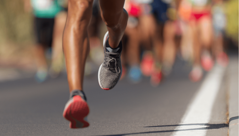 woman running (Boston Marathon moms)