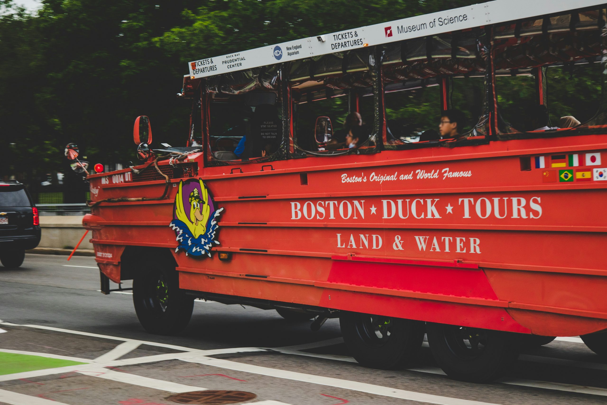 Boston Duck Tour, things to do with kids in Back Bay and Copley